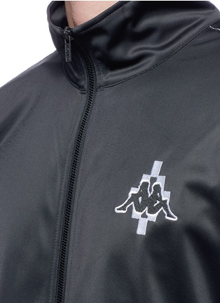 Detail View - Click To Enlarge - MARCELO BURLON - x Kappa logo embroidered track jacket