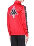 Back View - Click To Enlarge - MARCELO BURLON - x Kappa logo embroidered track jacket