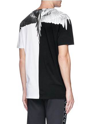 Back View - Click To Enlarge - MARCELO BURLON - 'Aish' print T-shirt