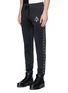 Front View - Click To Enlarge - MARCELO BURLON - x Kappa logo embroidered track pants