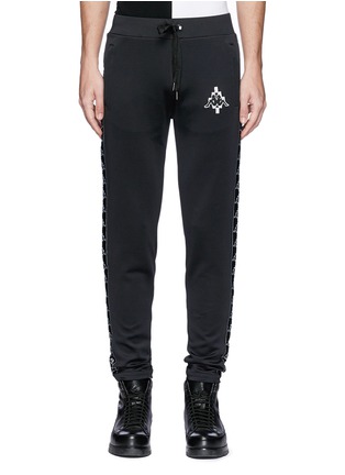 Main View - Click To Enlarge - MARCELO BURLON - x Kappa logo embroidered track pants