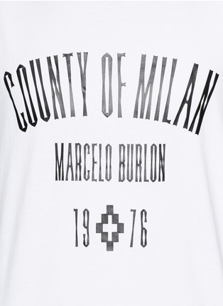 Detail View - Click To Enlarge - MARCELO BURLON - 'Jak' print T-shirt