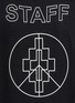 Detail View - Click To Enlarge - MARCELO BURLON - 'STAFF' logo print sweatshirt