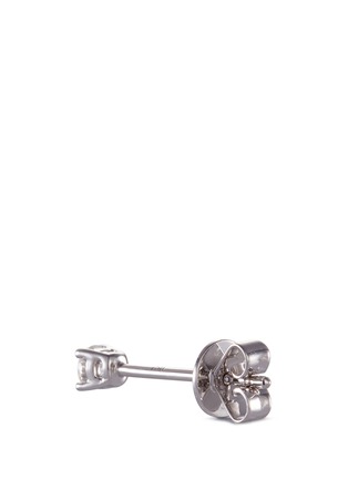 Detail View - Click To Enlarge - LC COLLECTION JEWELLERY - 'Versatile' diamond 18k white gold stud earrings