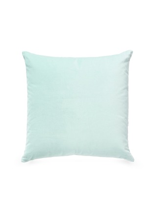 Main View - Click To Enlarge - LANE CRAWFORD - Velvet cushion – Mint