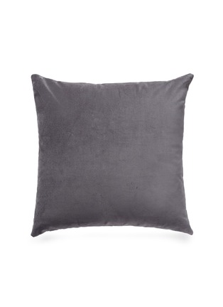 Main View - Click To Enlarge - LANE CRAWFORD - Velvet cushion – Charcoal