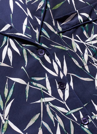 Detail View - Click To Enlarge - EQUIPMENT - 'Lillian' bamboo print silk crepe pyjama set