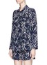 Front View - Click To Enlarge - EQUIPMENT - 'Lillian' bamboo print silk crepe pyjama set