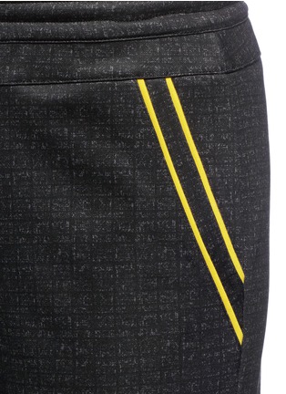 Detail View - Click To Enlarge - HELEN LEE - x The Woolmark Company jersey cuff jogging pants