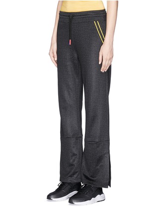 Front View - Click To Enlarge - HELEN LEE - x The Woolmark Company jersey cuff jogging pants