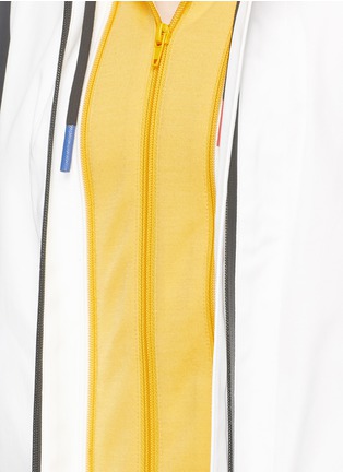 Detail View - Click To Enlarge - HELEN LEE - x The Woolmark Company zip cuff colourblock jacket