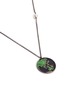Detail View - Click To Enlarge - ASTLEY CLARKE - 'Eastern Earth' sapphire freshwater pearl 14k white gold pendant necklace