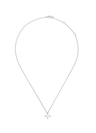 Main View - Click To Enlarge - ASTLEY CLARKE - 'White Pearl Pluto' 14k white gold pendant necklace