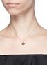 Figure View - Click To Enlarge - ASTLEY CLARKE - 'Black Pearl Pluto' diamond 14k rose gold pendant necklace