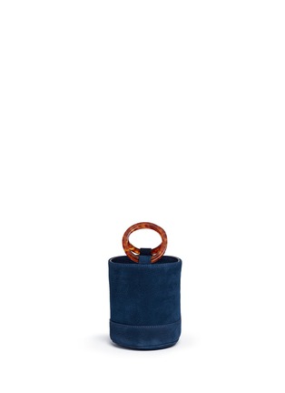 Detail View - Click To Enlarge - SIMON MILLER - 'Bonsai 15cm' nubuck leather bucket bag