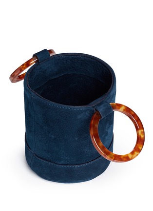  - SIMON MILLER - 'Bonsai 15cm' nubuck leather bucket bag