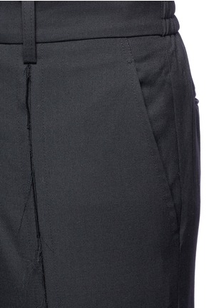 Detail View - Click To Enlarge - THE WORLD IS YOUR OYSTER - Cropped twill pants