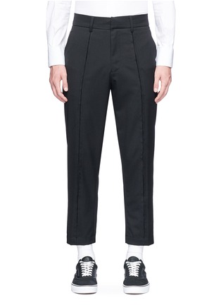 Main View - Click To Enlarge - THE WORLD IS YOUR OYSTER - Cropped twill pants