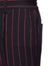 Detail View - Click To Enlarge - THE WORLD IS YOUR OYSTER - Stripe wool pants