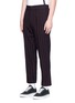 Front View - Click To Enlarge - THE WORLD IS YOUR OYSTER - Stripe wool pants