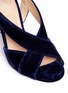 Detail View - Click To Enlarge - MICHAEL KORS - 'Becky' velvet slingback sandals