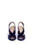 Front View - Click To Enlarge - MICHAEL KORS - 'Becky' velvet slingback sandals