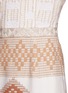 Detail View - Click To Enlarge -  - 'Maros' stripe fil coupé ethnic jacquard dress