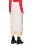 Figure View - Click To Enlarge - AALTO - Jersey underlay stripe cotton canvas maxi pencil skirt