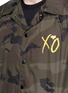 Detail View - Click To Enlarge - THE WEEKND - 'XO Only' patch camouflage print coach jacket