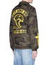 Back View - Click To Enlarge - THE WEEKND - 'XO Only' patch camouflage print coach jacket