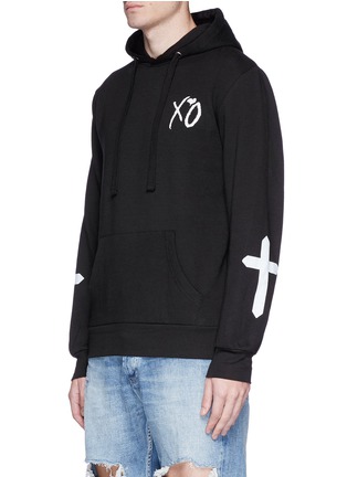 Front View - Click To Enlarge - THE WEEKND - 'XO Only' print hoodie