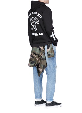 Figure View - Click To Enlarge - THE WEEKND - 'XO Only' print hoodie