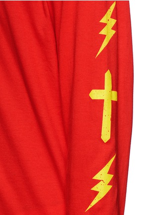 Detail View - Click To Enlarge - THE WEEKND - 'Starboy' symbol print long sleeve T-shirt