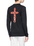 Back View - Click To Enlarge - ON PACIFIC - Cross print long sleeve T-shirt