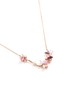 Figure View - Click To Enlarge - ANYALLERIE - 'Bumble Bee' diamond gemstone 18k rose gold necklace