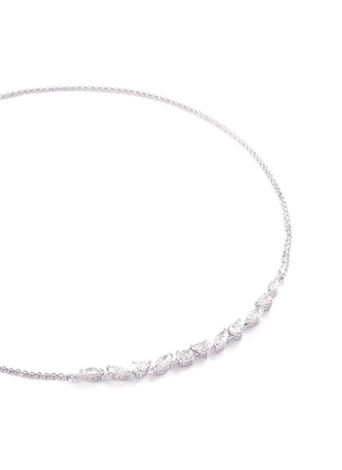 Figure View - Click To Enlarge - ANYALLERIE - Diamond 18k white gold necklace