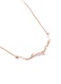 Figure View - Click To Enlarge - ANYALLERIE - 'Entwined' diamond 18k rose gold necklace