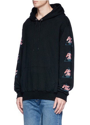 Front View - Click To Enlarge - 10088 - Logo print oversized hoodie
