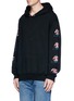 Front View - Click To Enlarge - 10088 - Logo print oversized hoodie