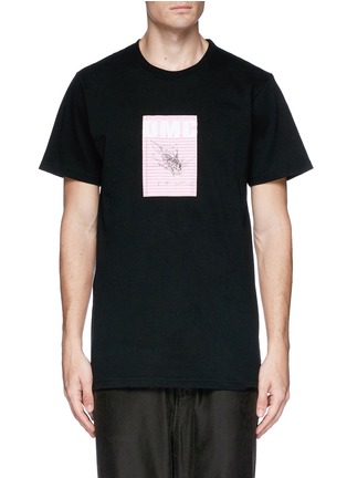 Main View - Click To Enlarge - 10088 - 'Pink Wolves' print T-shirt