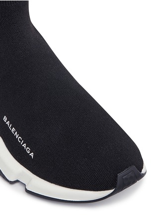 Detail View - Click To Enlarge - BALENCIAGA - Textured sole knit sock sneakers