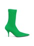 Main View - Click To Enlarge - BALENCIAGA - 'Knife' extreme pointed toe ponte jersey boots