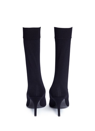Back View - Click To Enlarge - BALENCIAGA - Jersey sock boots