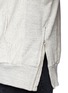 Detail View - Click To Enlarge - BASSIKE - Rib panel combed French terry sweatshirt
