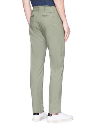 Back View - Click To Enlarge - BASSIKE - Twill chinos