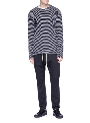 Figure View - Click To Enlarge - BASSIKE - Stripe long sleeve T-shirt