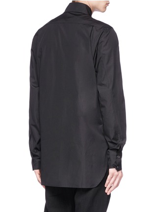 Back View - Click To Enlarge - ANN DEMEULEMEESTER - Strap collar shirt