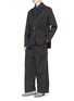 Figure View - Click To Enlarge - CRAIG GREEN - Convertible lapel oversized worker blazer