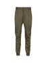 Main View - Click To Enlarge - JUUN.J - Pintucked twill jogging pants
