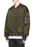 Detail View - Click To Enlarge - JUUN.J - Detachable hooded layer bomber jacket